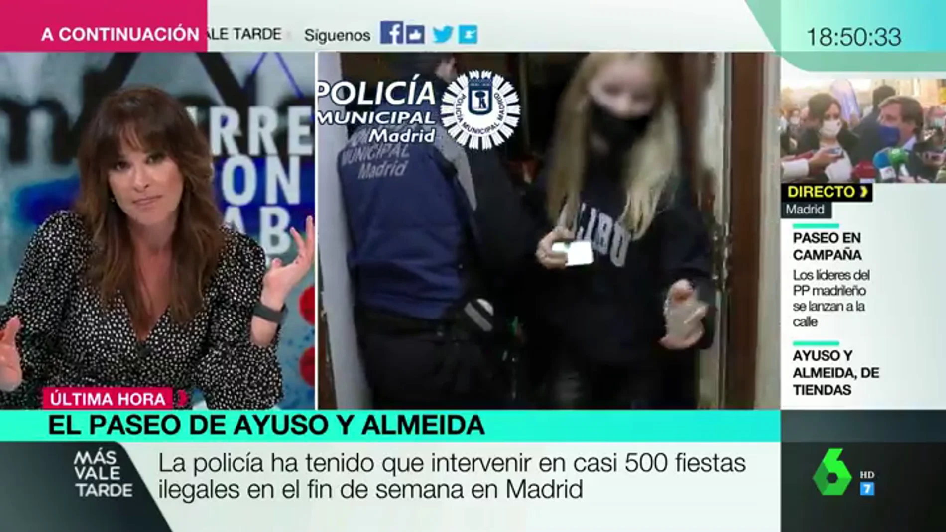  La respuesta de Mamen Mendizábal a Ayuso tras afirmar que los turistas van a Madrid "a visitar museos y a veces a los bares": "El orden no lo tiene bien"
