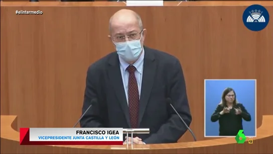 El lapsus de Igea al definir a Luis Tudanca con la palabra equivocada El lapsus de Igea al definir a Luis Tudanca con la palabra equivocada