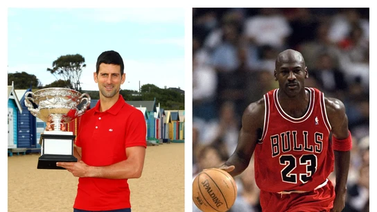 Djokovic y Jordan Djokovic y Jordan
