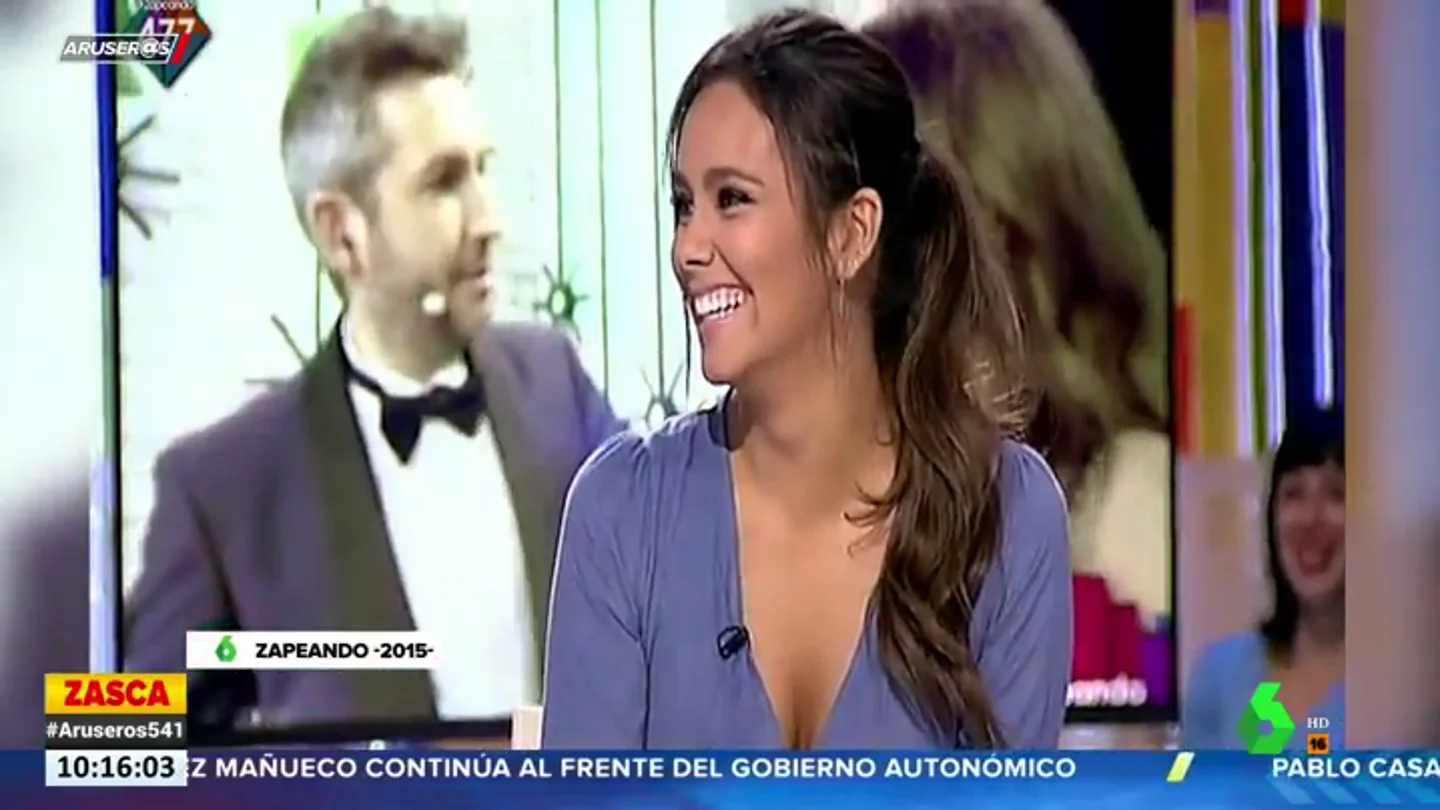 Recordamos el 'dardo' de Cristina Pedroche a Frank Blanco por las Campanadas que presentaron en laSexta Recordamos el 'dardo' de Cristina Pedroche a Frank Blanco por las Campanadas que presentaron en laSexta