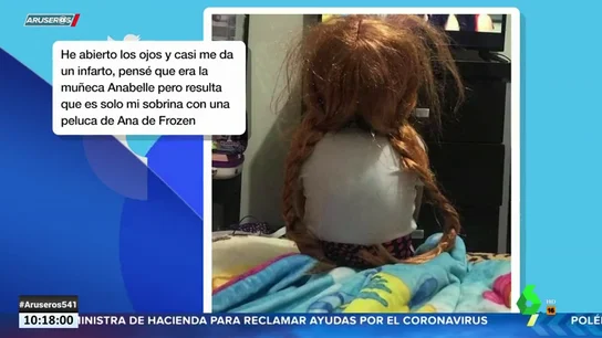 El susto de un internauta al confundir a su sobrina con la muñeca Annabelle El susto de un internauta al confundir a su sobrina con la muñeca Annabelle