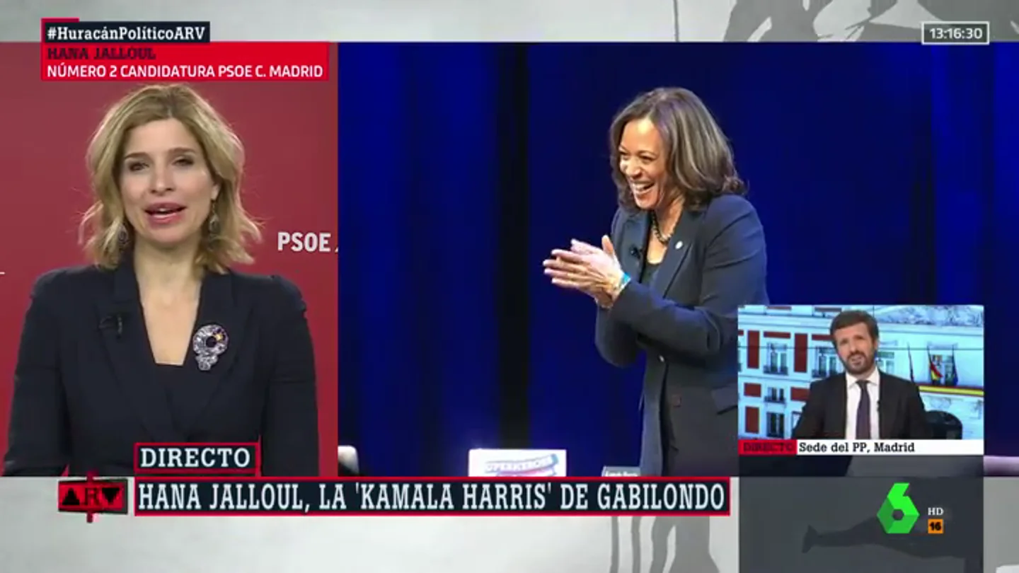 Hana Jalloul, en ARV. Hana Jalloul, en ARV.