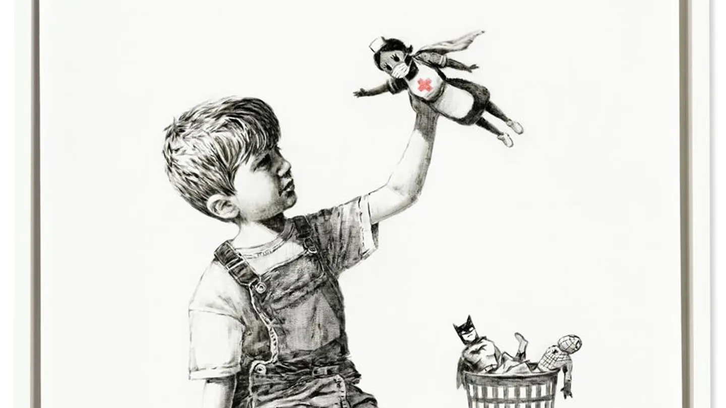 La obra 'Game Changer', de Banksy La obra 'Game Changer', de Banksy