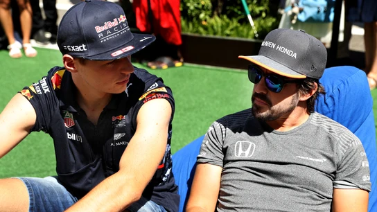 Alonso y Verstappen Alonso y Verstappen