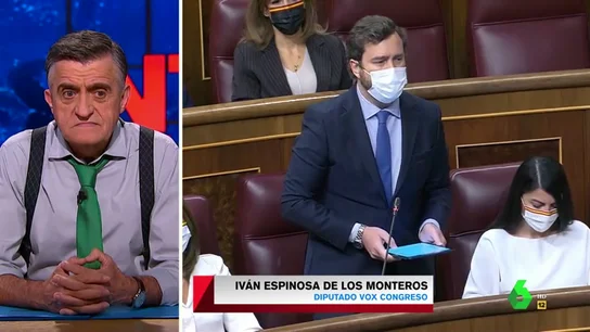 La cara de terror de Wyoming al escuchar las duras palabras de PP y Vox sobre Iglesias: "¡Y dicen que van a ganar!" La cara de terror de Wyoming al escuchar las duras palabras de PP y Vox sobre Iglesias: "¡Y dicen que van a ganar!"