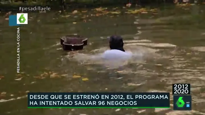 El histórico vídeo en el que Alberto Chicote tiró la guitarra de Fermín a un canal en los Países Bajos