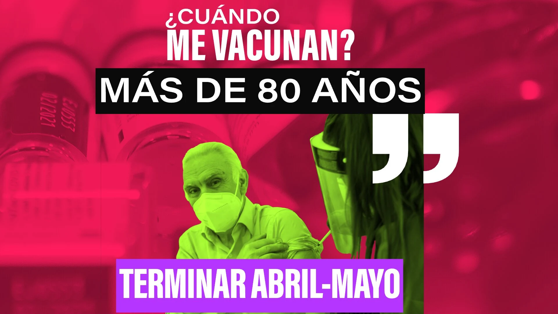 Calendario de vacunación: estas son las fechas en las que se prevé vacunar a cada grupo