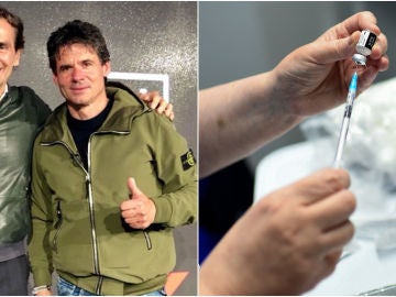 Pedro de la Rosa junto a Alex Crivill&eacute;