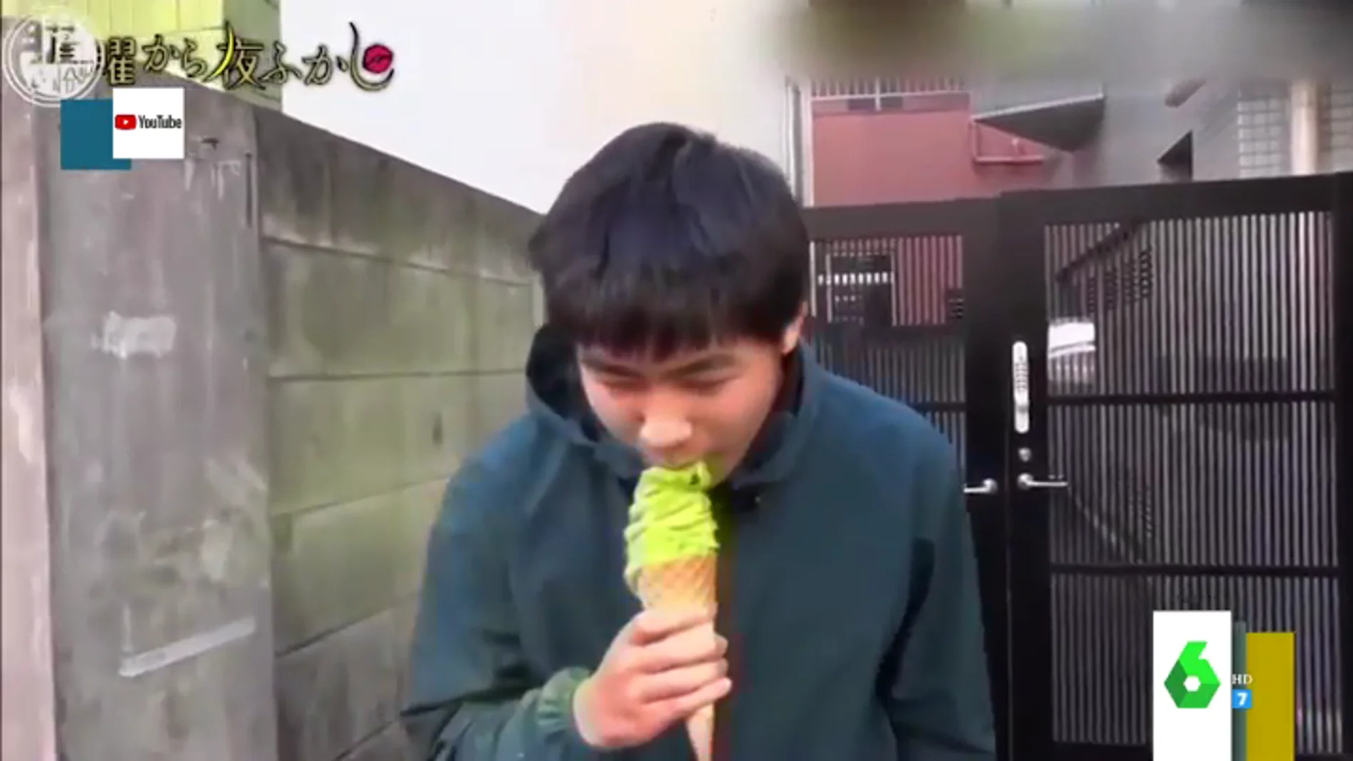 La inimaginable reacción de quienes prueban el helado verde que se está haciendo viral en Japón