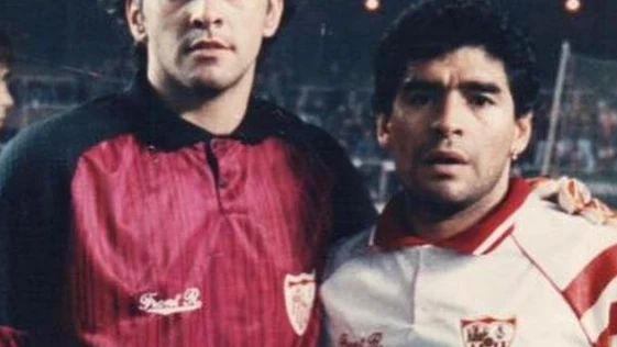 'Monchi' y Maradona