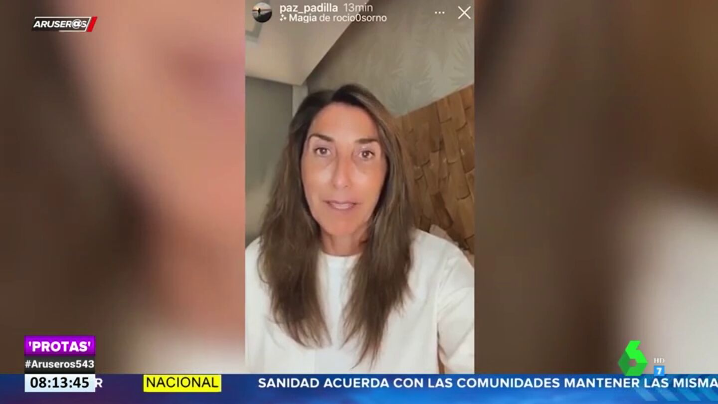 Paz Padilla desvela que estuvo ingresada tres d&iacute;as por el coronavirus