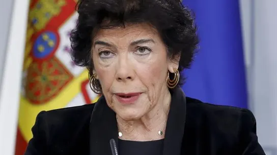 Isabel Celaá, ministra de Educación y portavoz del Gobierno en funciones, durante una rueda de prensa tras un Consejo de Ministros Isabel Celaá, ministra de Educación y portavoz del Gobierno en funciones, durante una rueda de prensa tras un Consejo de Ministros