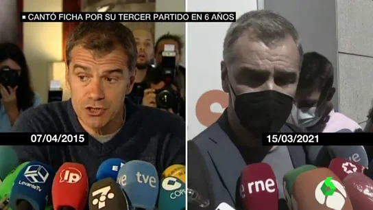 De su salida de UPyD a su fin en Ciudadanos: esto es lo poco que ha variado el discurso de Toni Cantó para cambiar de partido De su salida de UPyD a su fin en Ciudadanos: esto es lo poco que ha variado el discurso de Toni Cantó para cambiar de partido