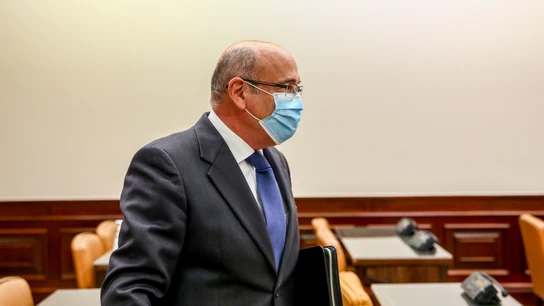 El coronel Pérez de los Cobos llega a la Comisión Kitchen El coronel de la Guardia Civil Diego Pérez de los Cobos