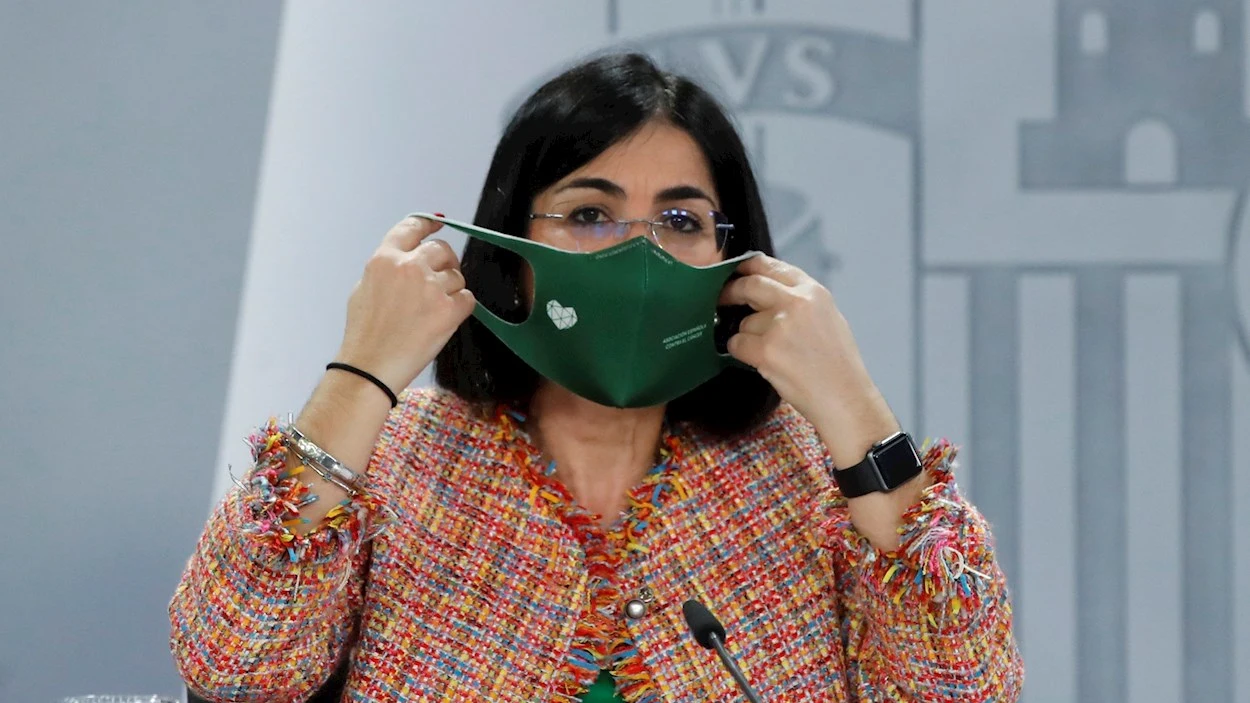 La ministra de Sanidad, Carolina Darias