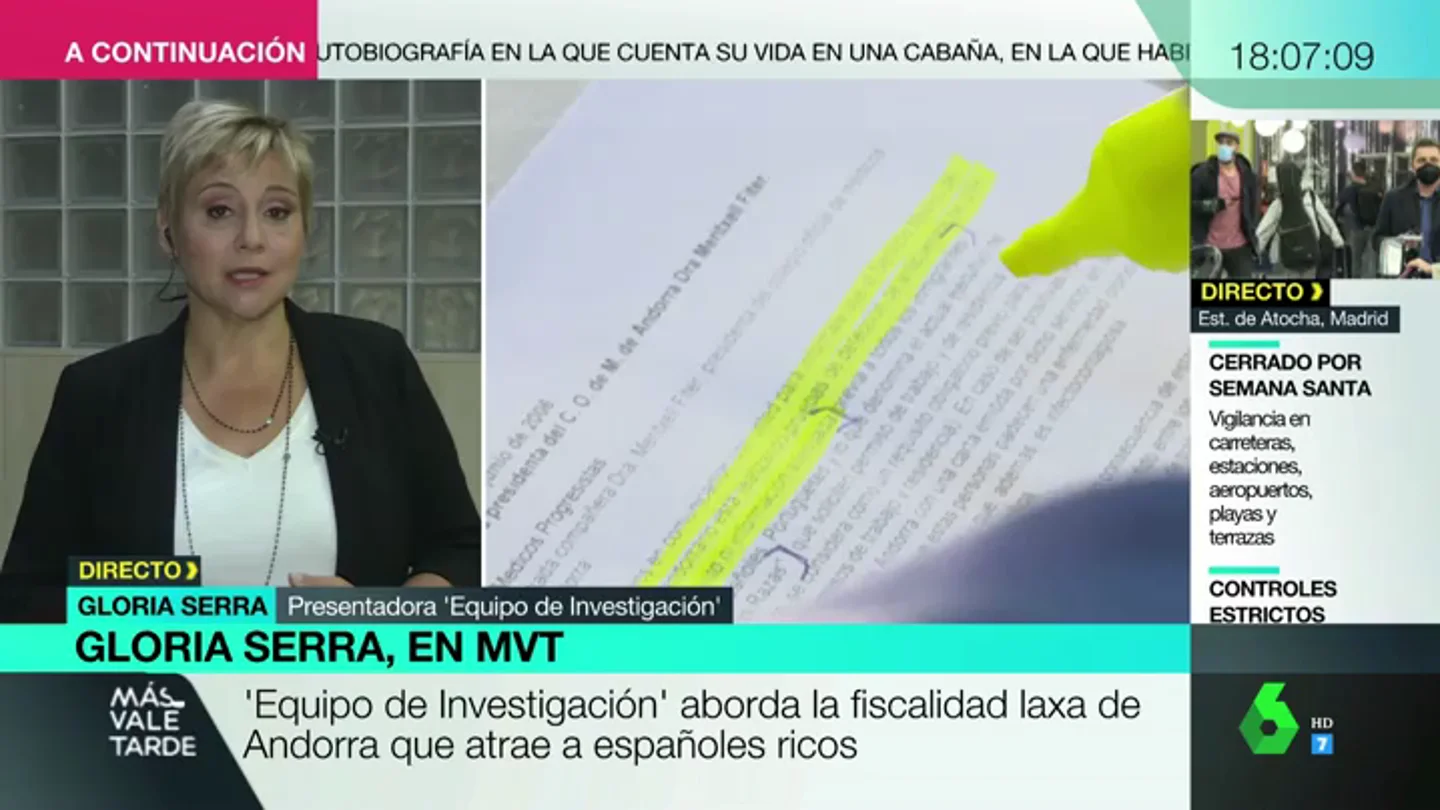 El duro mensaje de Gloria Serra. El duro mensaje de Gloria Serra.