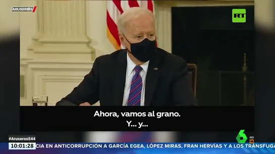 Joe Biden sufre un lapsus en un acto y su jefe de prensa pide a los periodistas que se retiren Joe Biden sufre un lapsus en un acto y su jefe de prensa pide a los periodistas que se retiren
