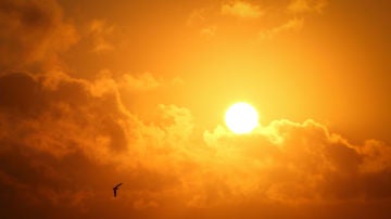 Sol tras las nubes
