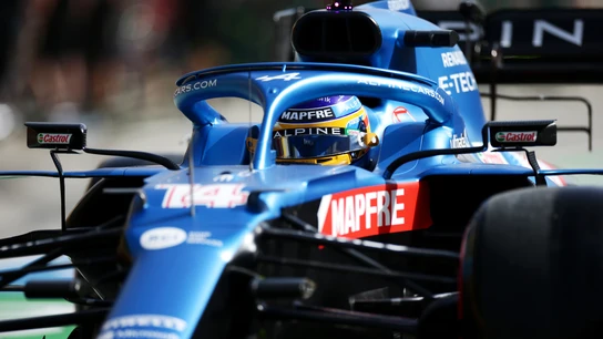 Fernando Alonso, en el Alpine Fernando Alonso, en el Alpine