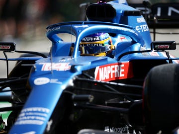 Fernando Alonso, en el Alpine