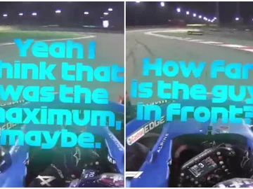 Fernando Alonso, tras la clasificación de Baréin Fernando Alonso, tras la clasificación de Baréin