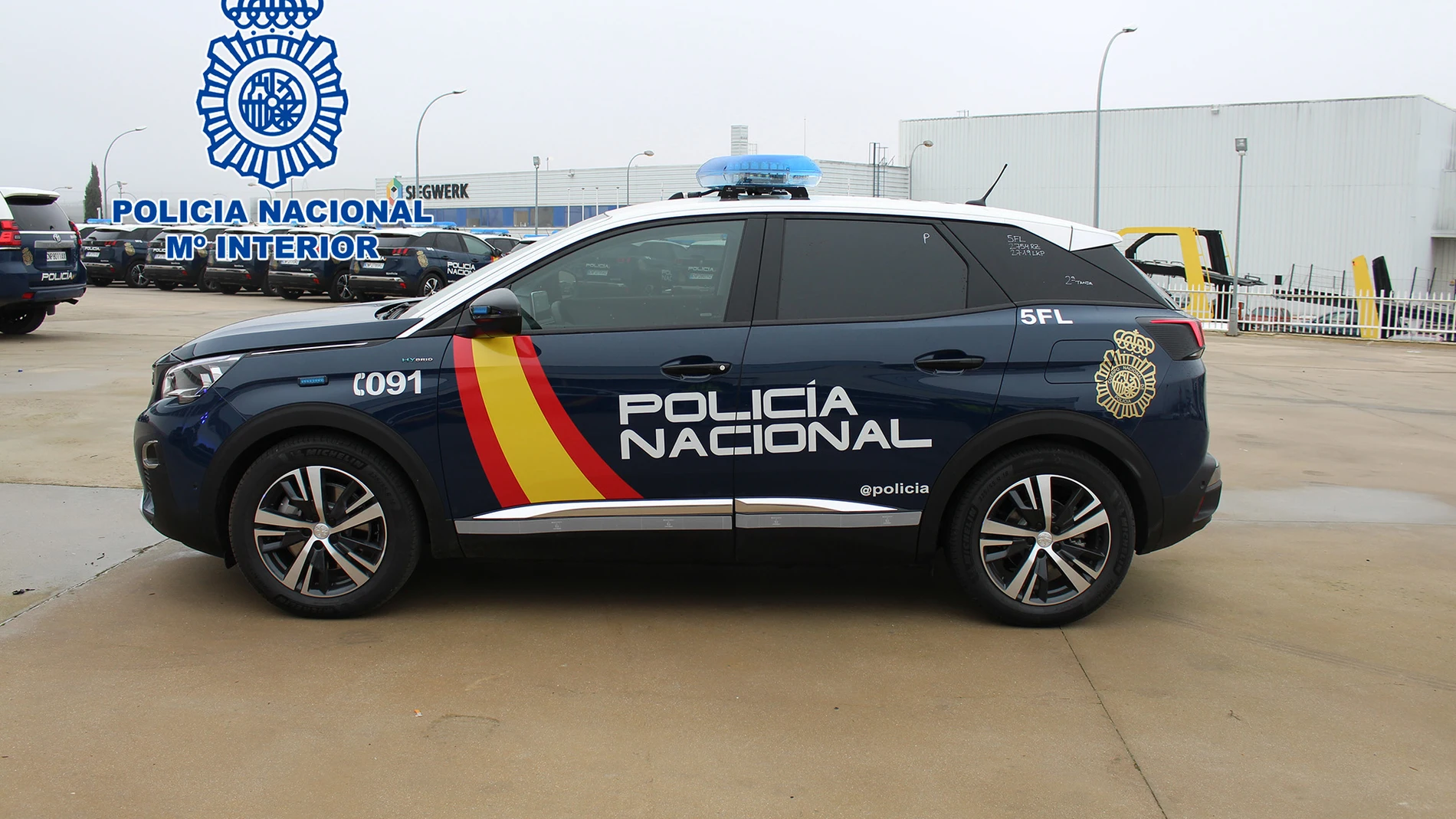 Imagen de archivo de un coche de la Policía Nacional