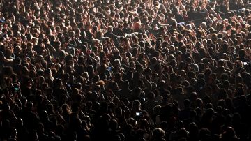 Un momento del concierto de Love of Lesbian