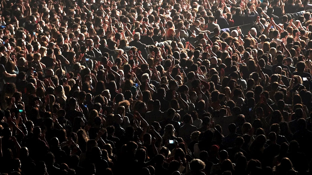 Un momento del concierto de Love of Lesbian