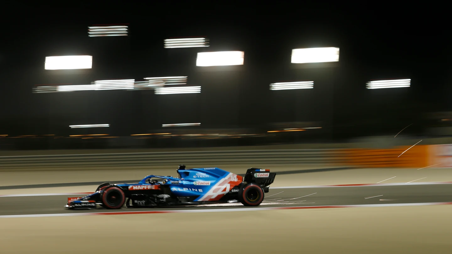 Fernando Alonso en la clasificación del GP de Baréin Fernando Alonso en la clasificación del GP de Baréin