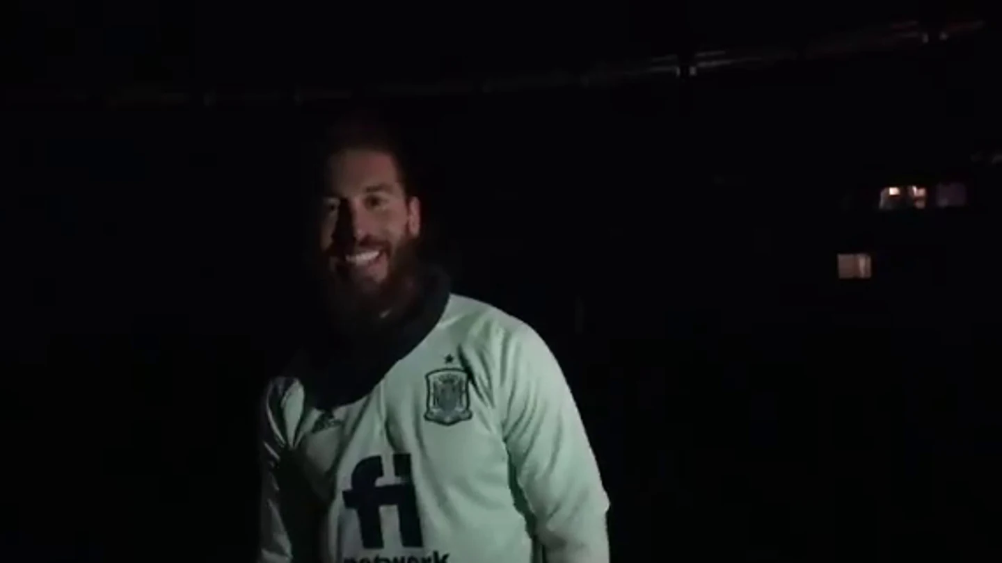 Sergio Ramos, con España Sergio Ramos, con España