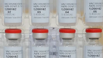 Viales de la vacuna de Janssen contra el coronavirus