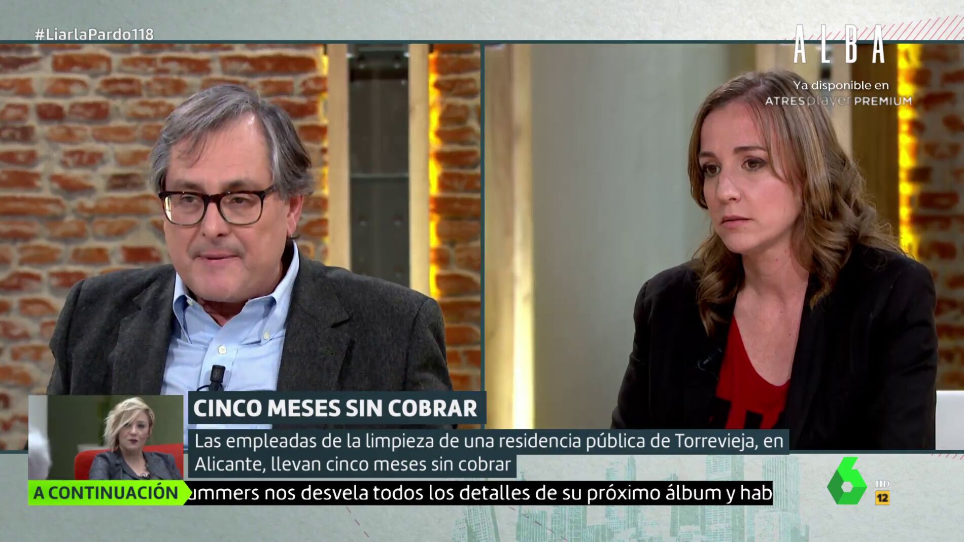 Francisco Marhuenda y Tania Sánchez