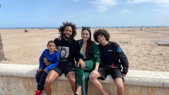 Marcelo, junto a su familia Marcelo, junto a su familia