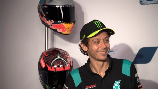 Valentino Rossi, en el GP de Qatar Valentino Rossi, en el GP de Qatar