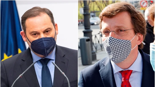 José Luis Ábalos y José Luis Martínez-Almeida José Luis Ábalos y José Luis Martínez-Almeida