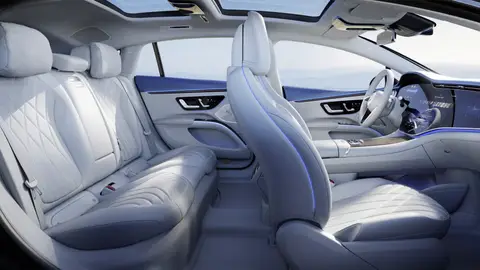 Interior del Mercedes EQS El Mercedes EQS desvela cómo será su interior