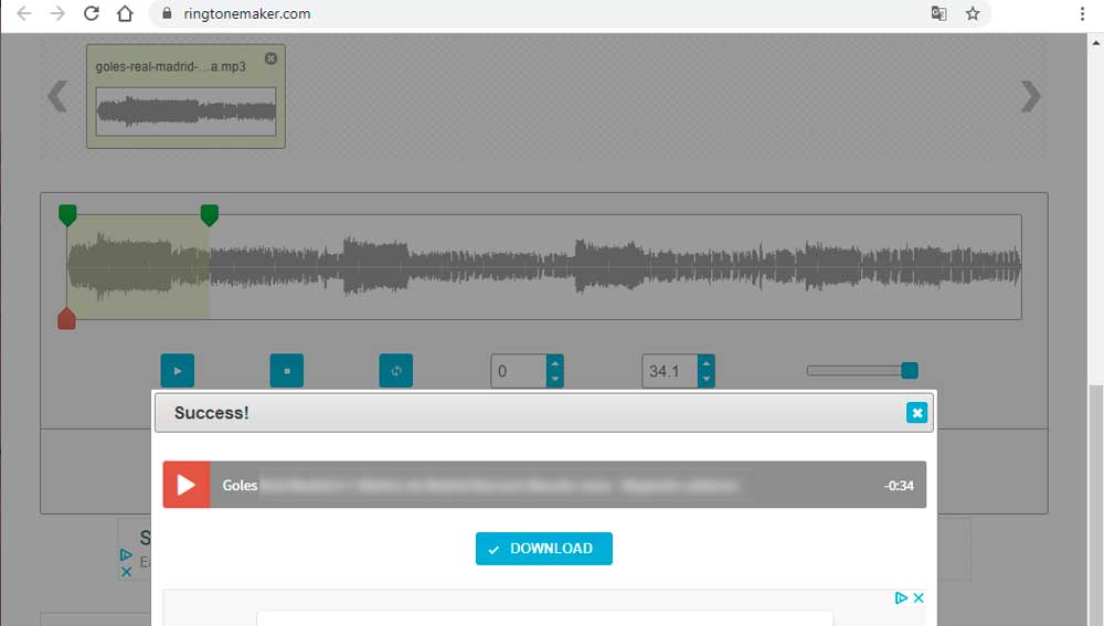 Descarga tus melodías personalizadas