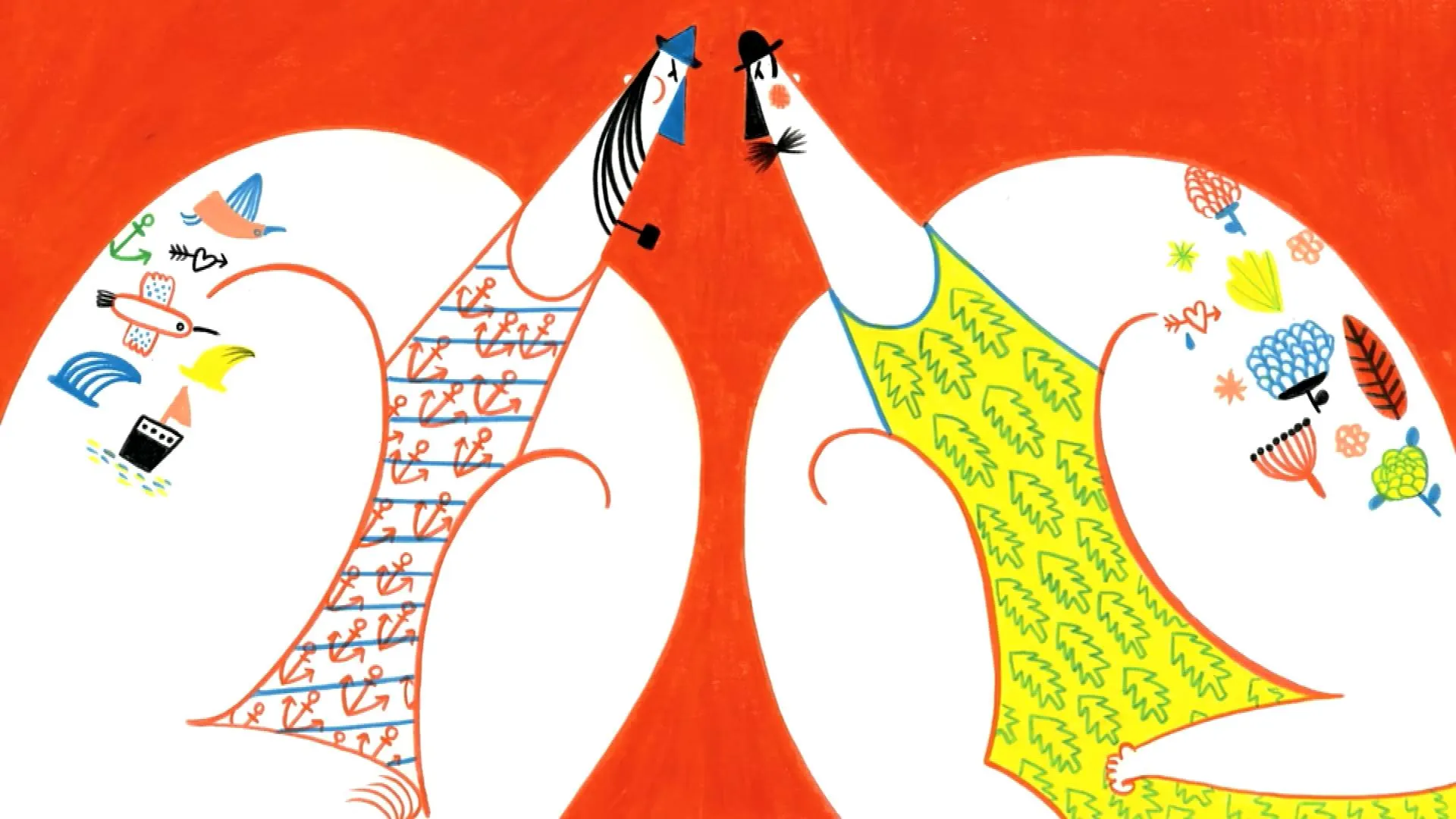 'La sirena y los gigantes enamorados'