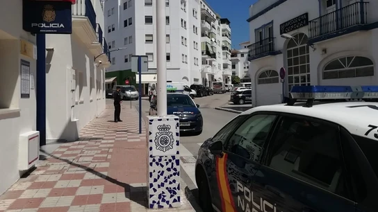 Imagen de archivo de una comisaría de la Policía Nacional en Málaga Imagen de archivo de una comisaría de la Policía Nacional en Málaga