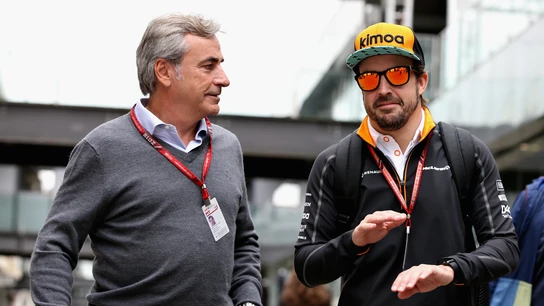 Carlos Sainz y Fernando Alonso Carlos Sainz y Fernando Alonso