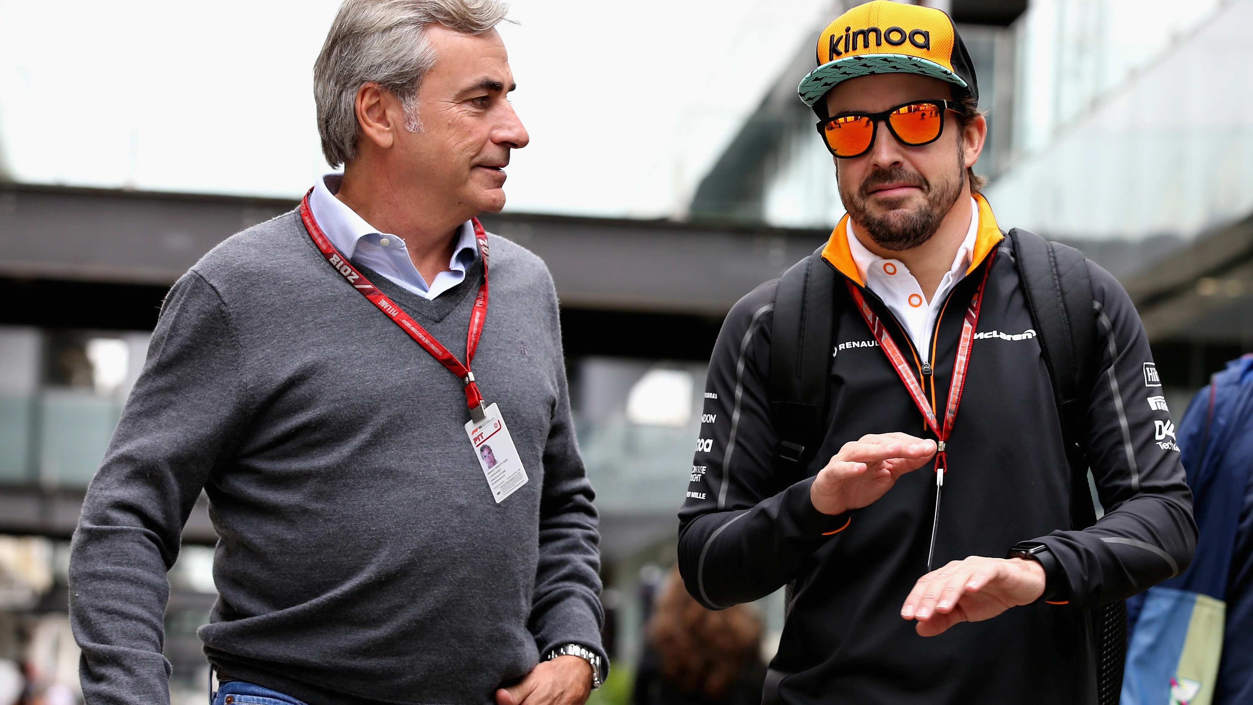 Carlos Sainz y Fernando Alonso