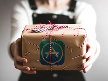 Regalo de la madre a través de la App Store de Apple. Regalo de la madre a través de la App Store de Apple.