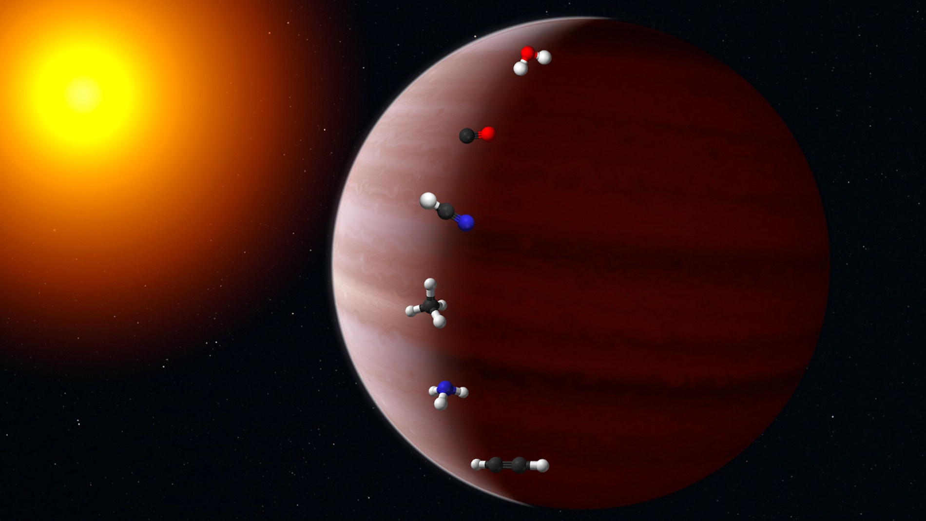La migracion de un exoplaneta deja una huella quimica en su atmosfera