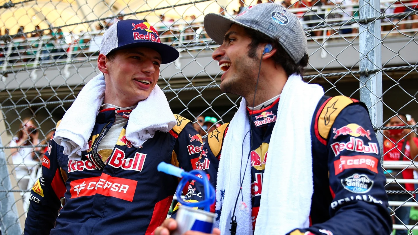 Verstappen y Sainz Verstappen y Sainz