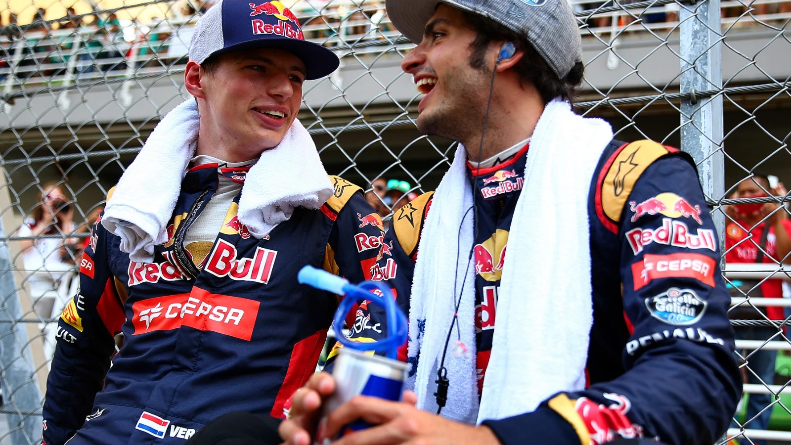 Verstappen y Sainz