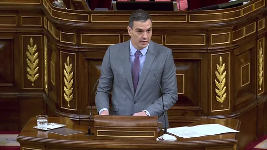 Pedro Sánchez en el Congreso de los Diputados Pedro Sánchez en el Congreso de los Diputados