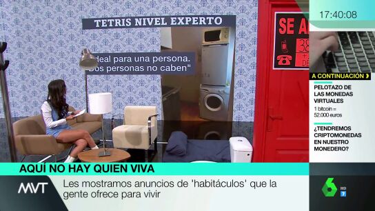 M&aacute;s Vale Tarde (15-04-21) En busca del peor 'zulo': estos son los pisos m&aacute;s peque&ntilde;os con alquileres abusivos que hemos encontrado