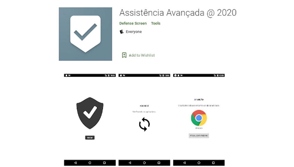 Aplicación con BRATA de la Play Store.