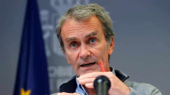 El director del CCAES, Fernando Simón, el lunes Coronavirus