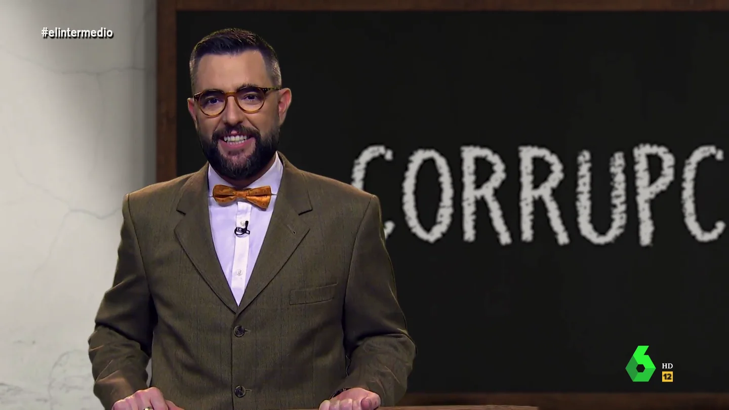 El Intermedio (15-04-21) La demostración de que en dictadura o democracia 'la corrupción política es un fenómeno tan español como el calimocho' El Intermedio (15-04-21) La demostración de que en dictadura o democracia 'la corrupción política es un fenómeno tan español como el calimocho'